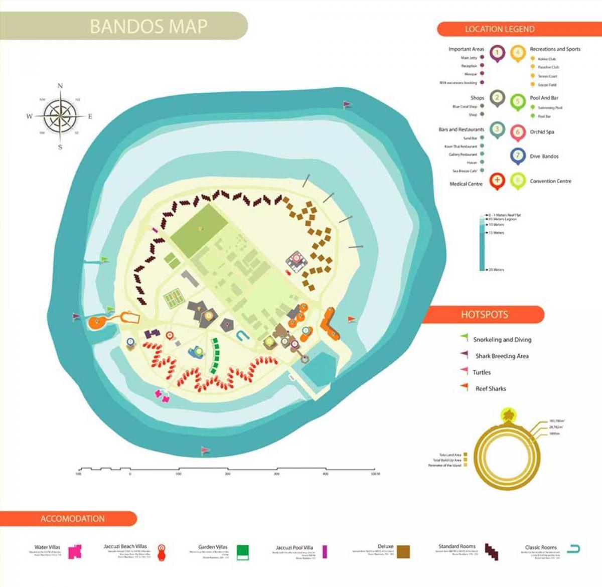 નકશો bandos માલદીવ્સ