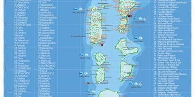 માલદીવ ભૌગોલિક નકશો